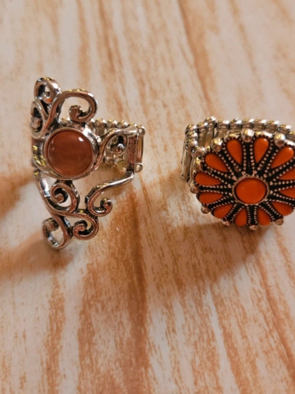 Lot Of 2 Paparazzi Jewerly Statement Ring - Women Jewelry